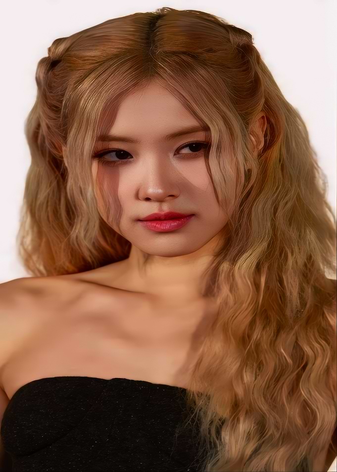 Portrait of a woman with blonde hair