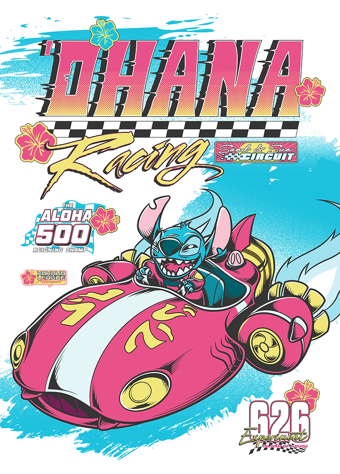 Disney Stitch 'Ohana Racing