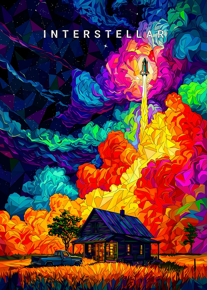 Interstellar Movie Poster Art