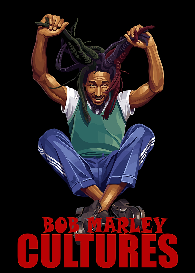 Bob Marley Cultures Illustration