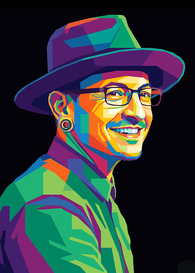 Chester Bennington Pop Art Portrait
