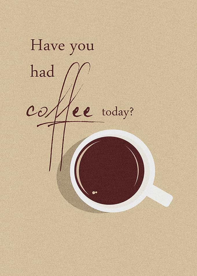 Coffee Cup with Text