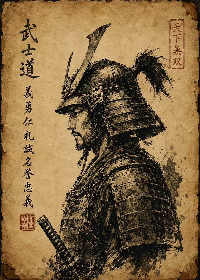 Samurai Warrior with Katana