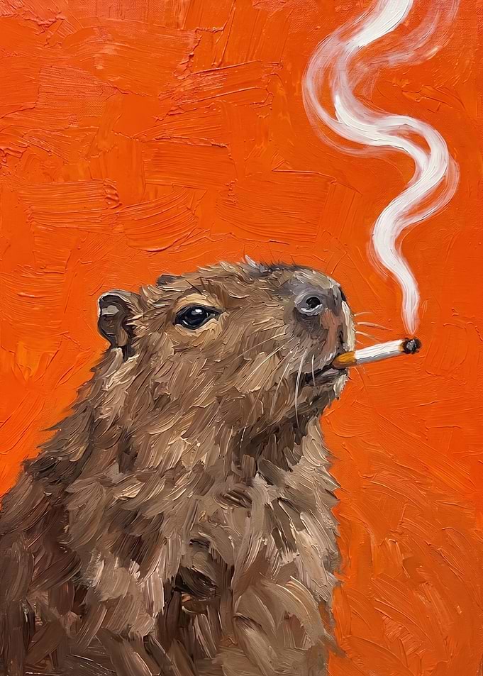 Capybara & Cigarette