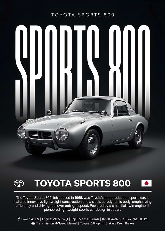 Toyota Sports 800 Poster