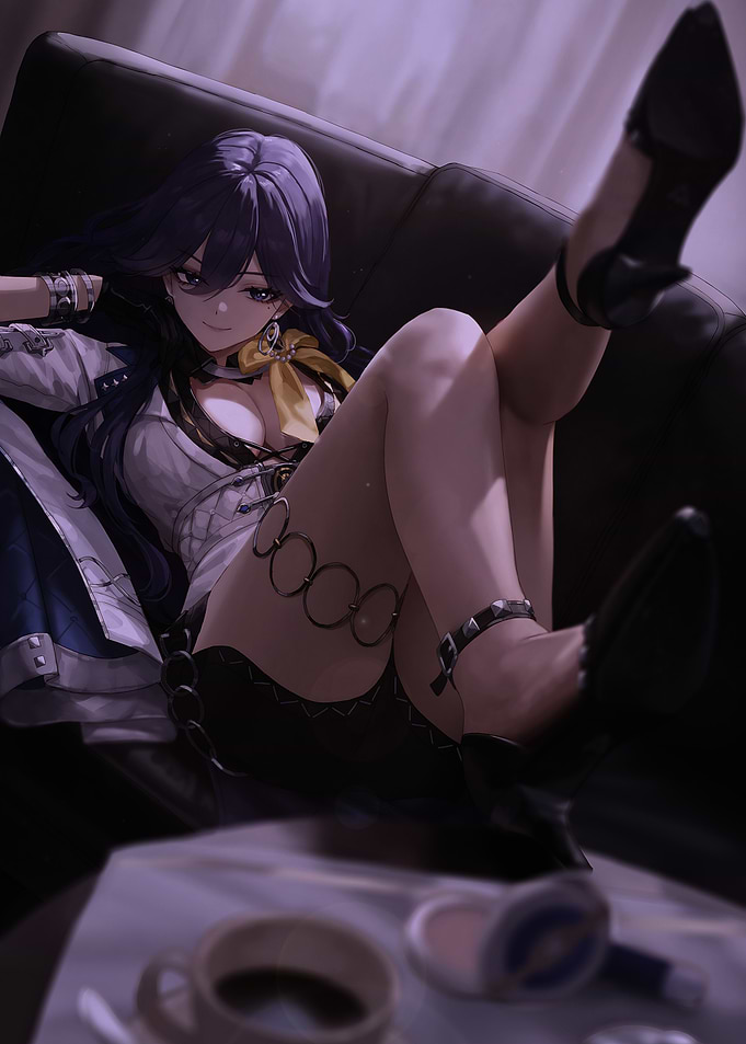 Girl on Couch