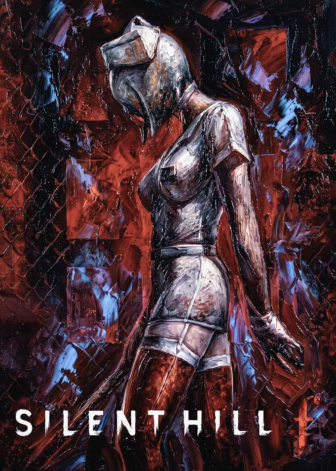 Silent Hill Nurse Painting