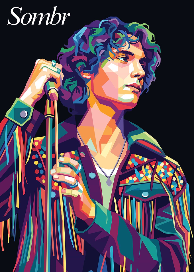 Sombr Pop Art Portrait