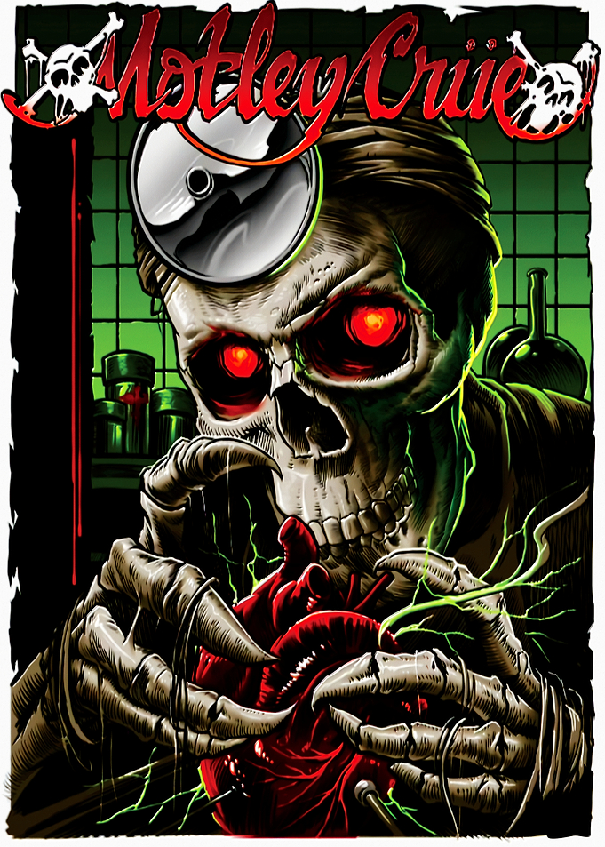Motley Crue Skeleton Doctor Heart