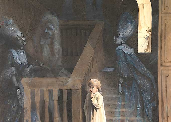 Ghosts Haunting a Child