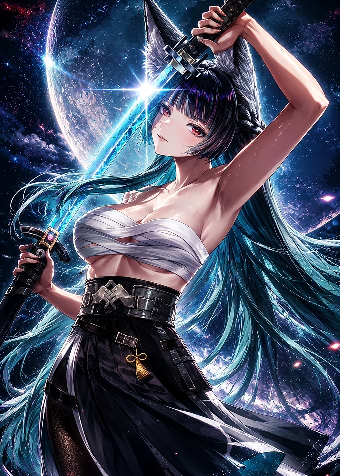 girl with sword