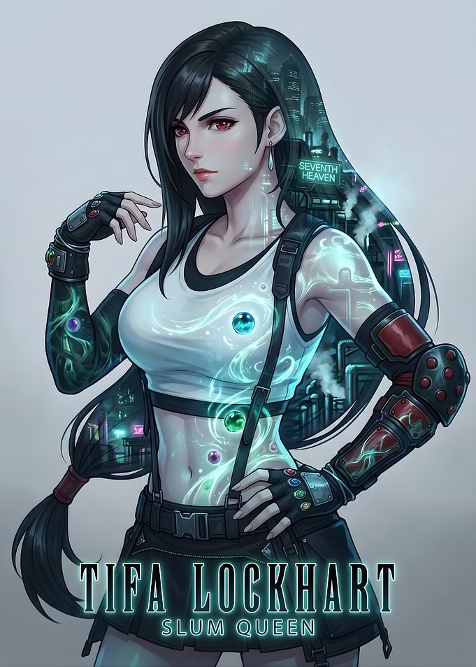 Final Fantasy VII Tifa Lockhart Slum Queen
