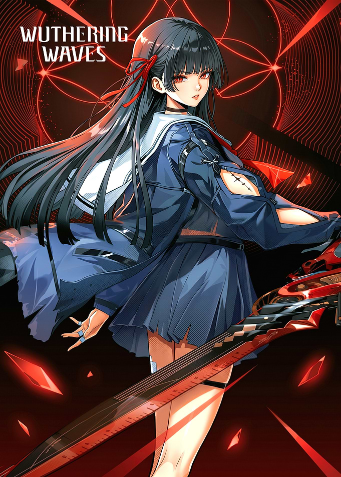 Wuthering Waves Anime Girl with Sword