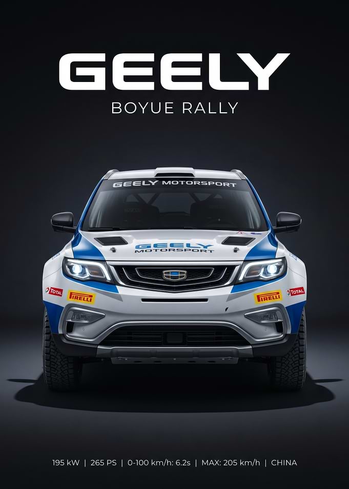 Geely Boyue Rally Car