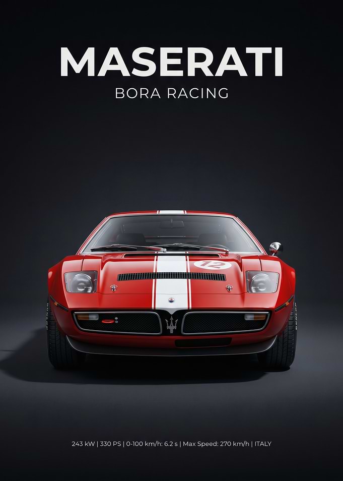 Maserati Bora Racing Car