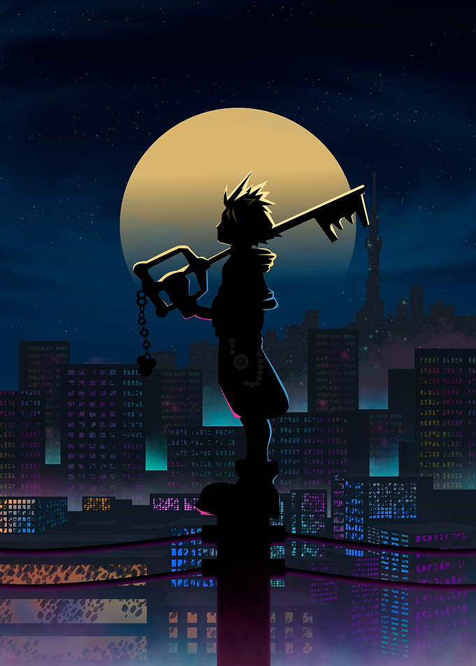 Kingdom Hearts IV Cityscape