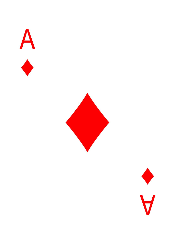 Ace of Diamonds Playing Card