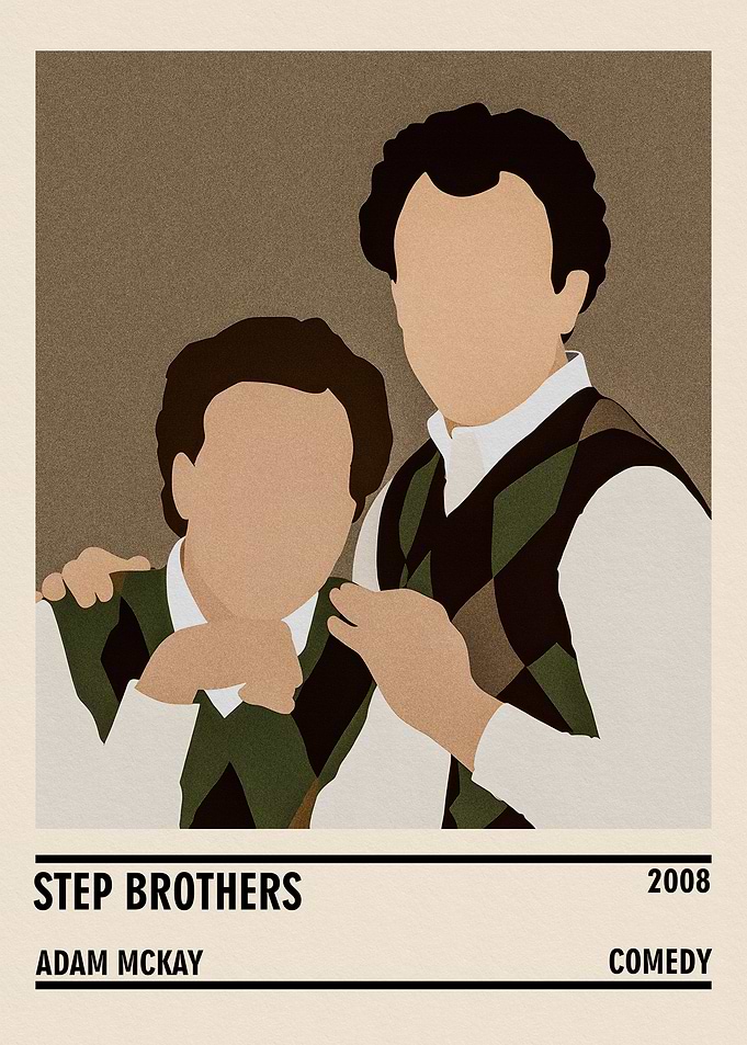 Step Brothers Minimalist Poster