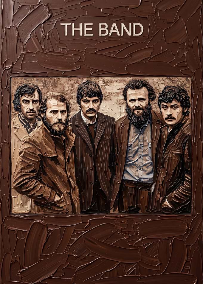 The Band Album Cover Art Painting