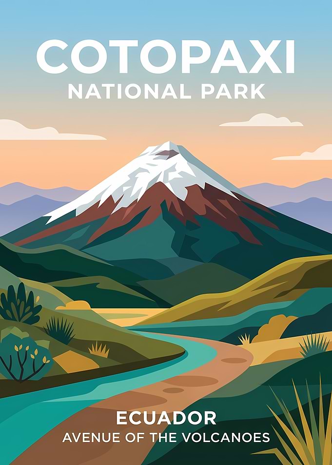 Cotopaxi National Park Poster