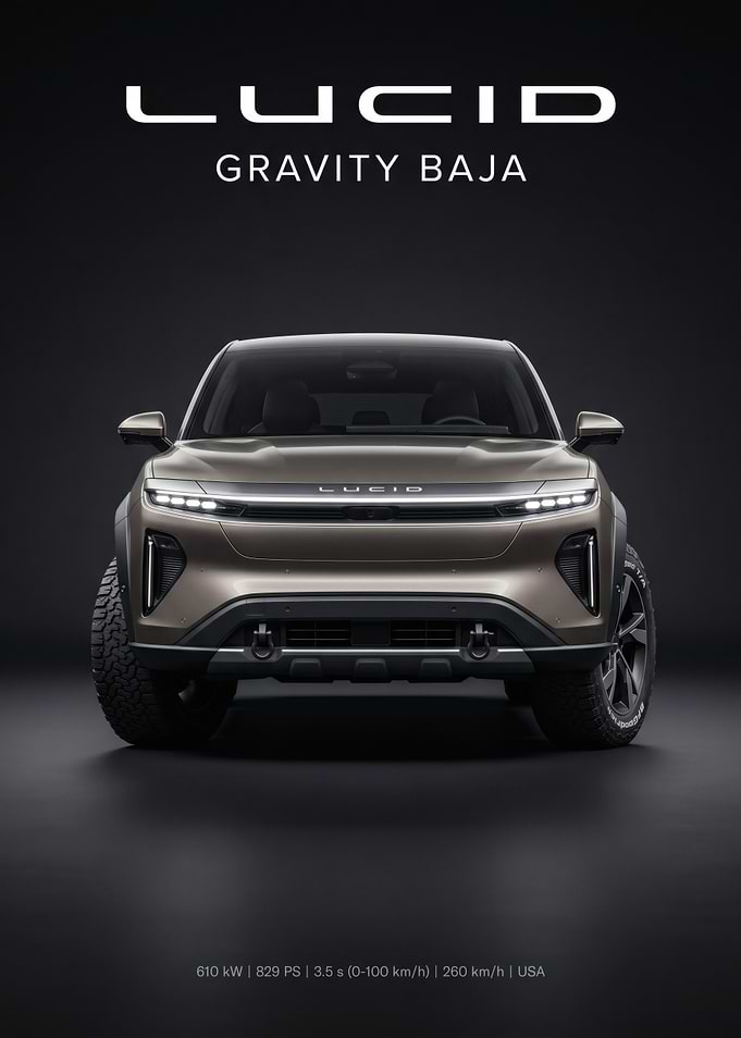 Lucid Gravity Baja Electric SUV
