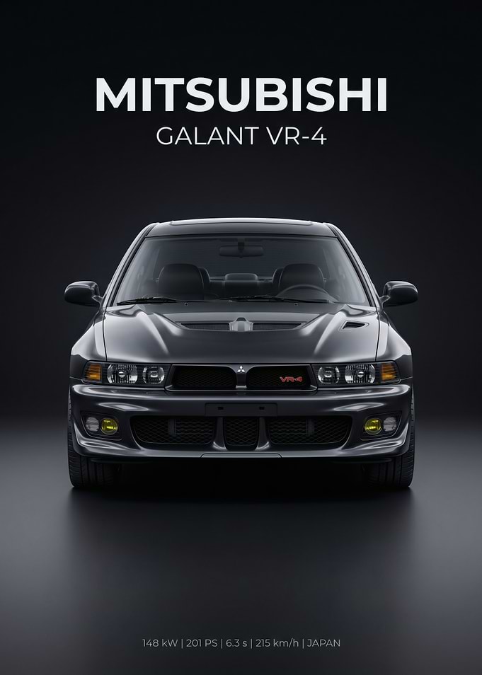 Mitsubishi Galant VR-4 Front View