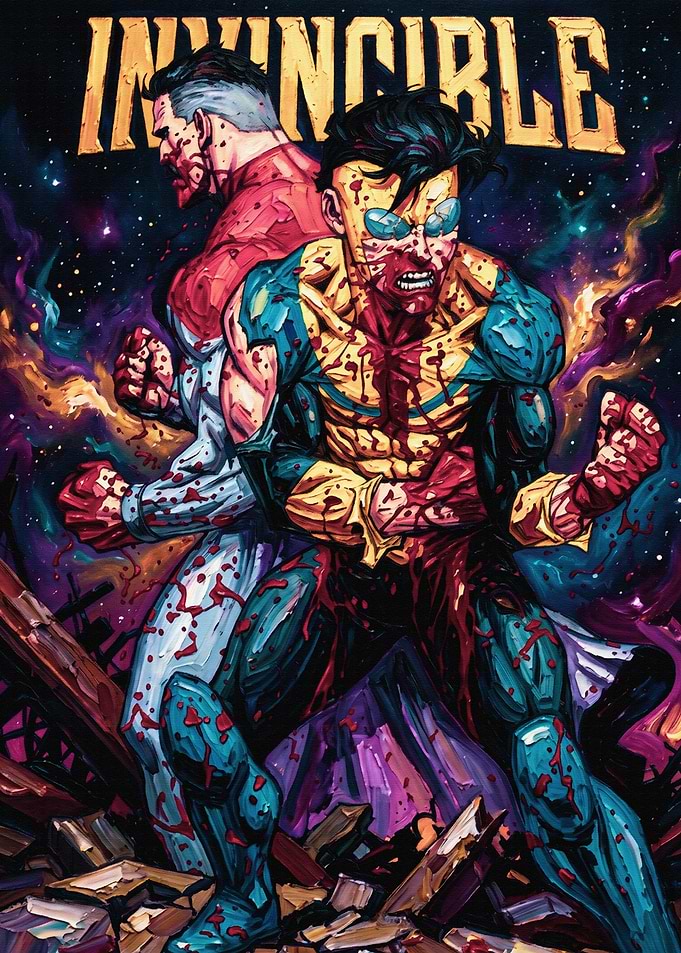 Invincible Comic Cover