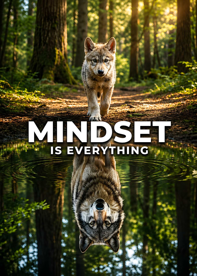 Mindset Is Everything Wolf
