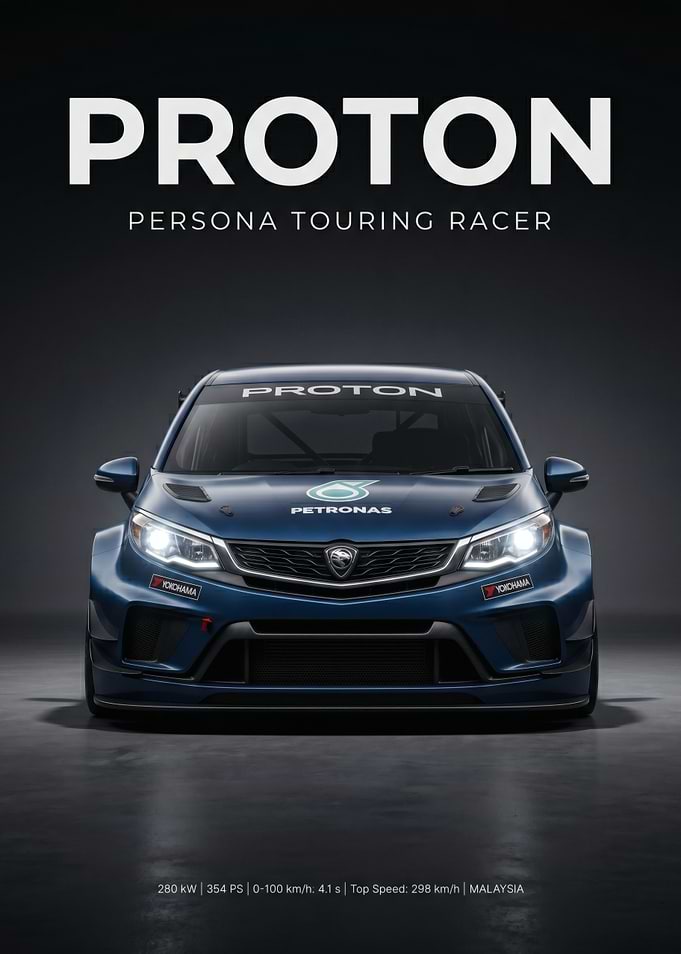 Proton Persona Touring Racer Car