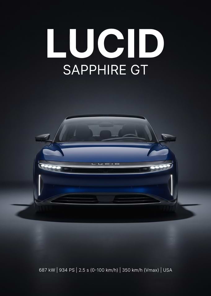 Lucid Sapphire GT Electric Car