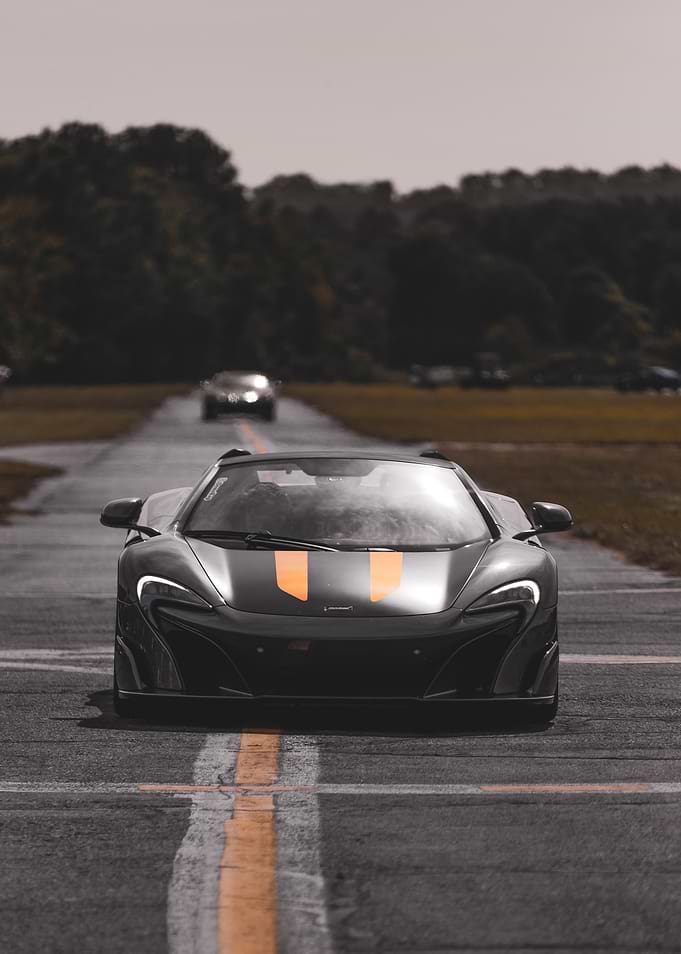 McLaren Sports Car on Racetrack