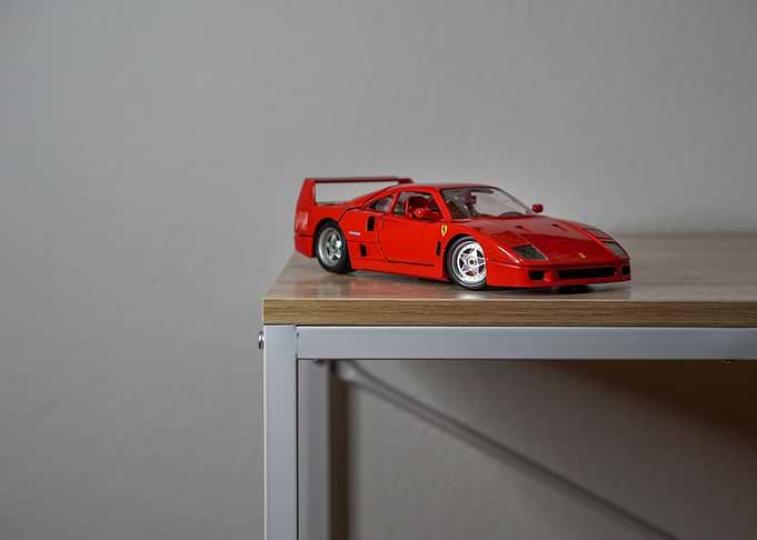 Red Ferrari F40 Toy Car