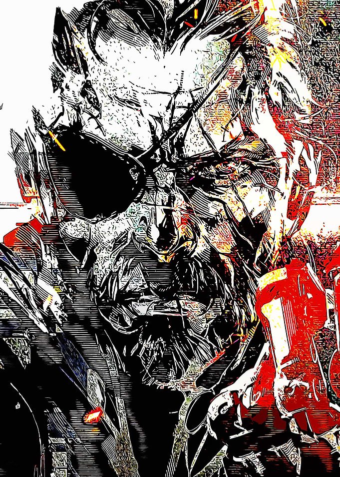 Big Boss Metal Gear Solid Art