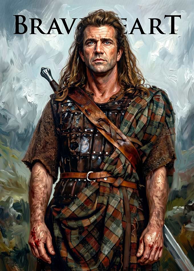 William Wallace Braveheart Painting