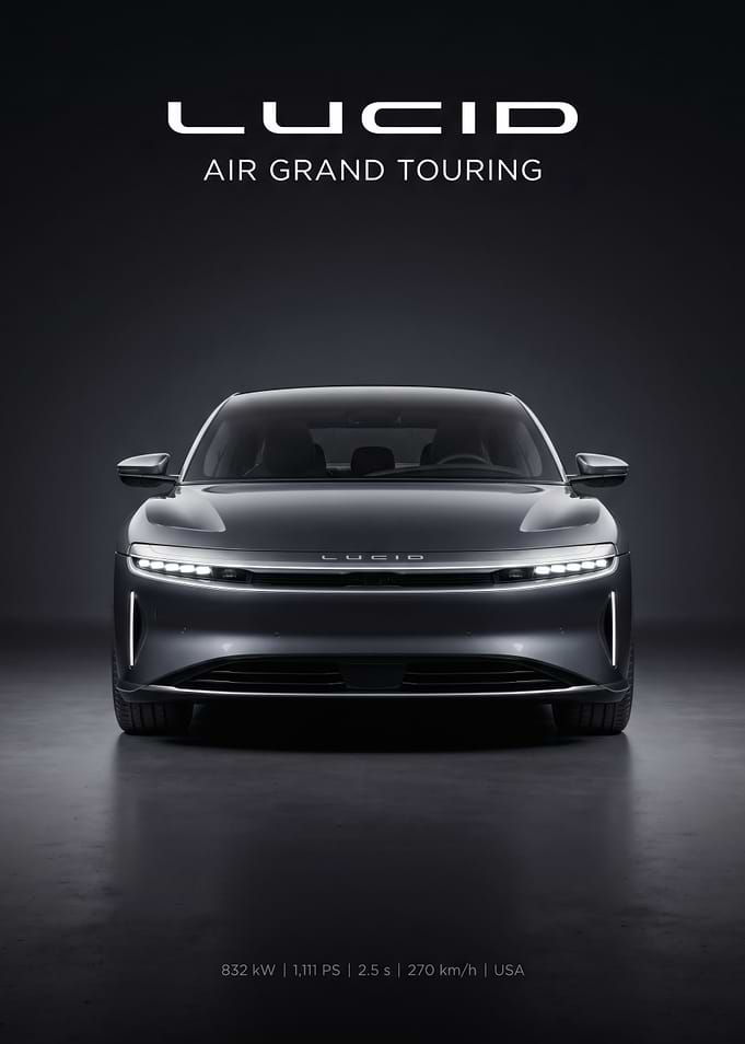 Lucid Air Grand Touring car