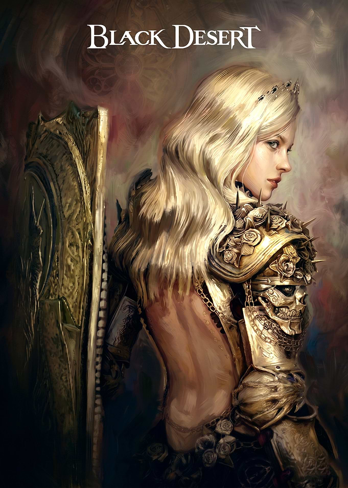 Black Desert Warrior Woman
