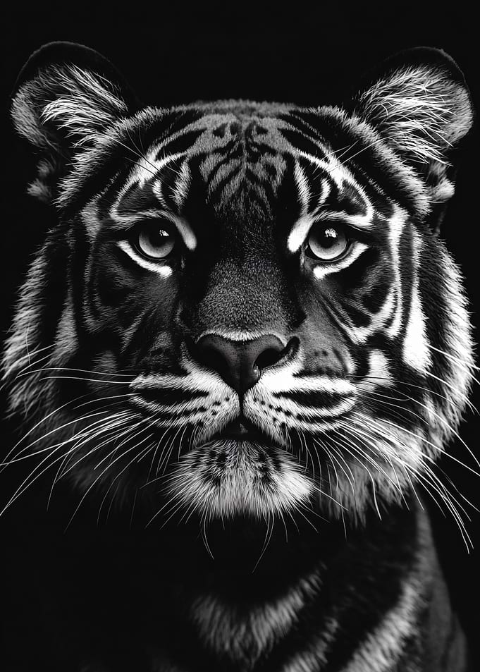 Close-up Tiger Portrait