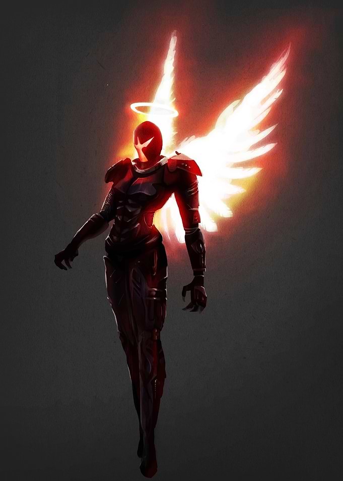 Fiery Angel Warrior