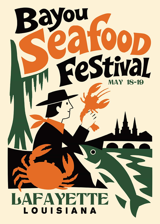 Bayou Seafood Festival Poster