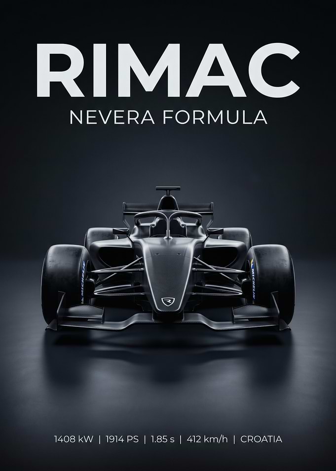 Rimac Nevera Formula Car