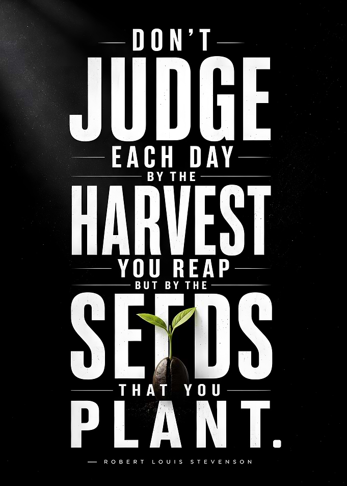 Inspirational Quote About Planting Seeds