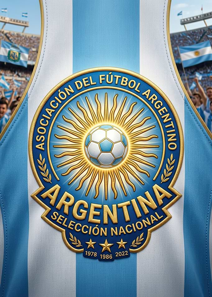 Argentina National Football Team Emblem