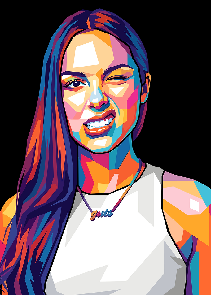 Pop Art Portrait of Olivia Rodrigo
