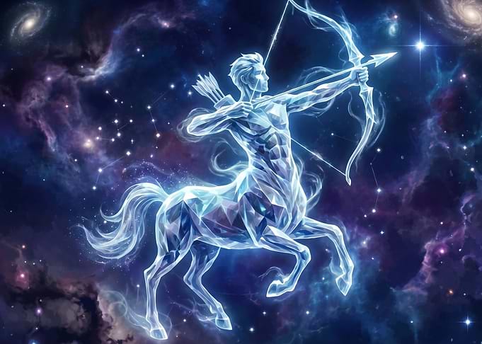 Sagittarius Centaur Archer in Space