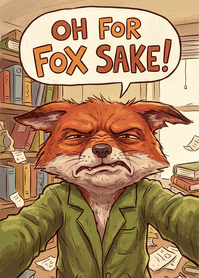Fox saying Oh For Fox Sake