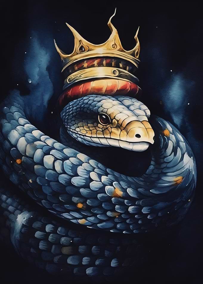 King Cobra with Crown