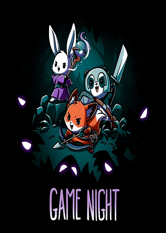 Cute Animal Adventurers in a Dark Forest