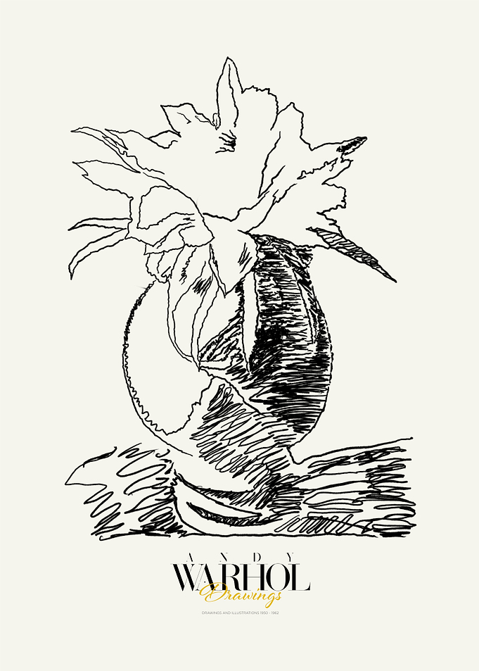 Warhol Drawings | Flowers 1974