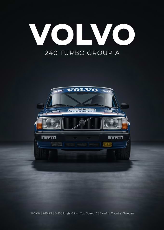Volvo 240 Turbo Group A Racing Car