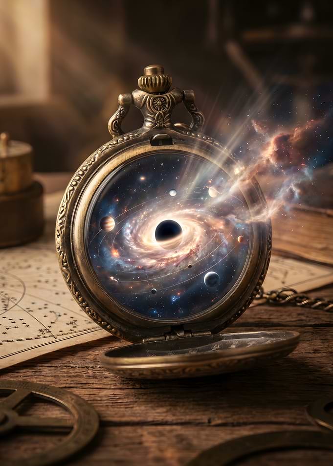 Pocket Watch Galaxy